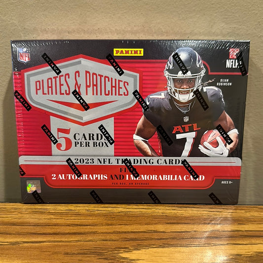 2023 Plates & Patches Football Hobby