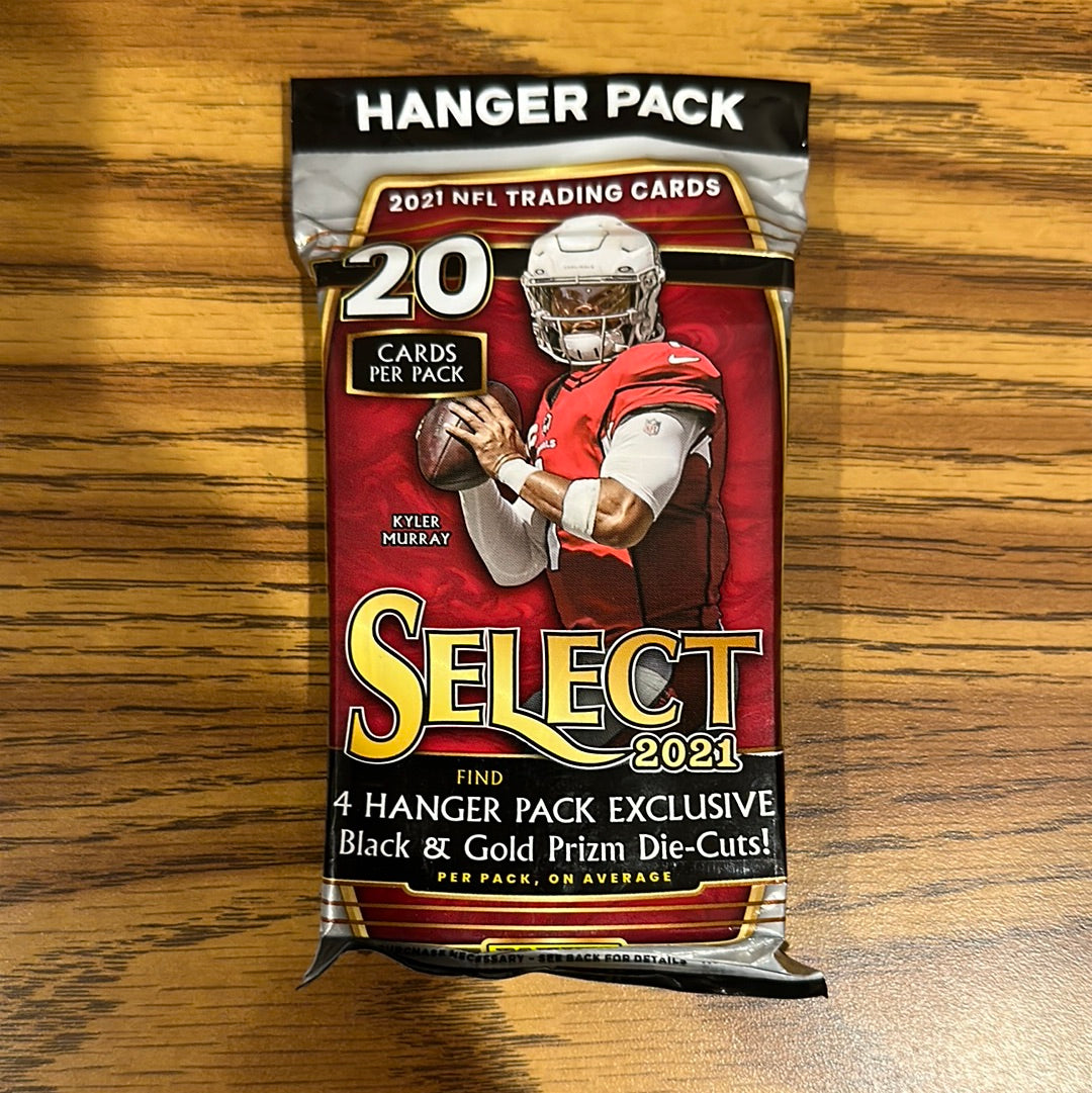 2021 shops PANINI SELECT FOOTBALL HANGER PACK-BLACK and GOLDS-ZEBRAS